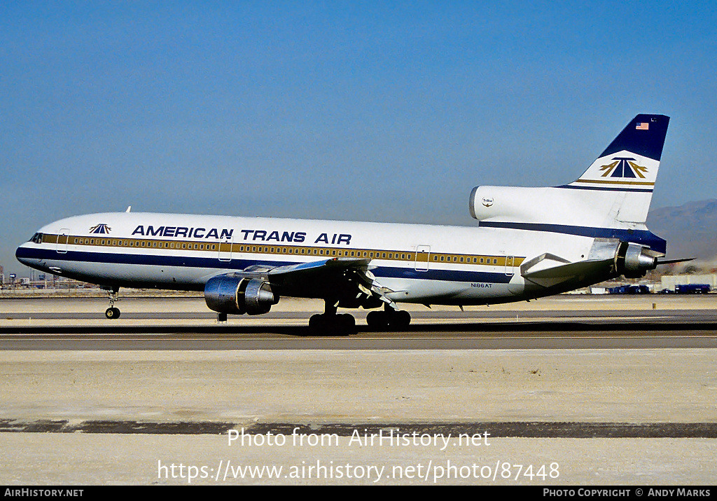 Aircraft Photo of N186AT | Lockheed L-1011-385-1 TriStar 50 | American Trans Air - ATA | AirHistory.net #87448