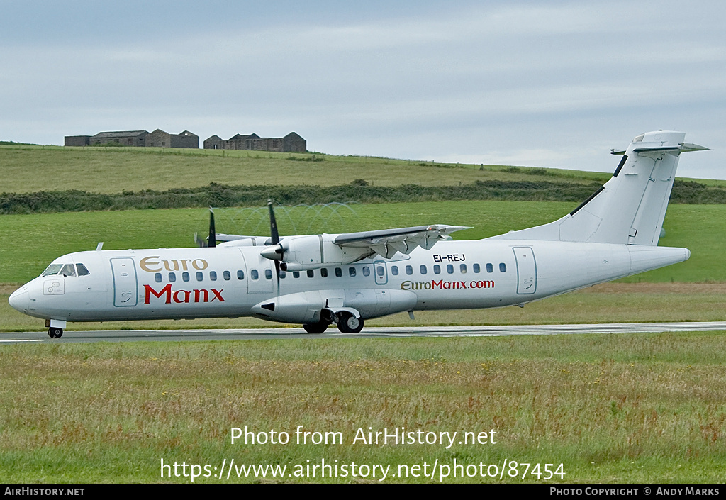 Aircraft Photo of EI-REJ | ATR ATR-72-201 | EuroManx | AirHistory.net #87454