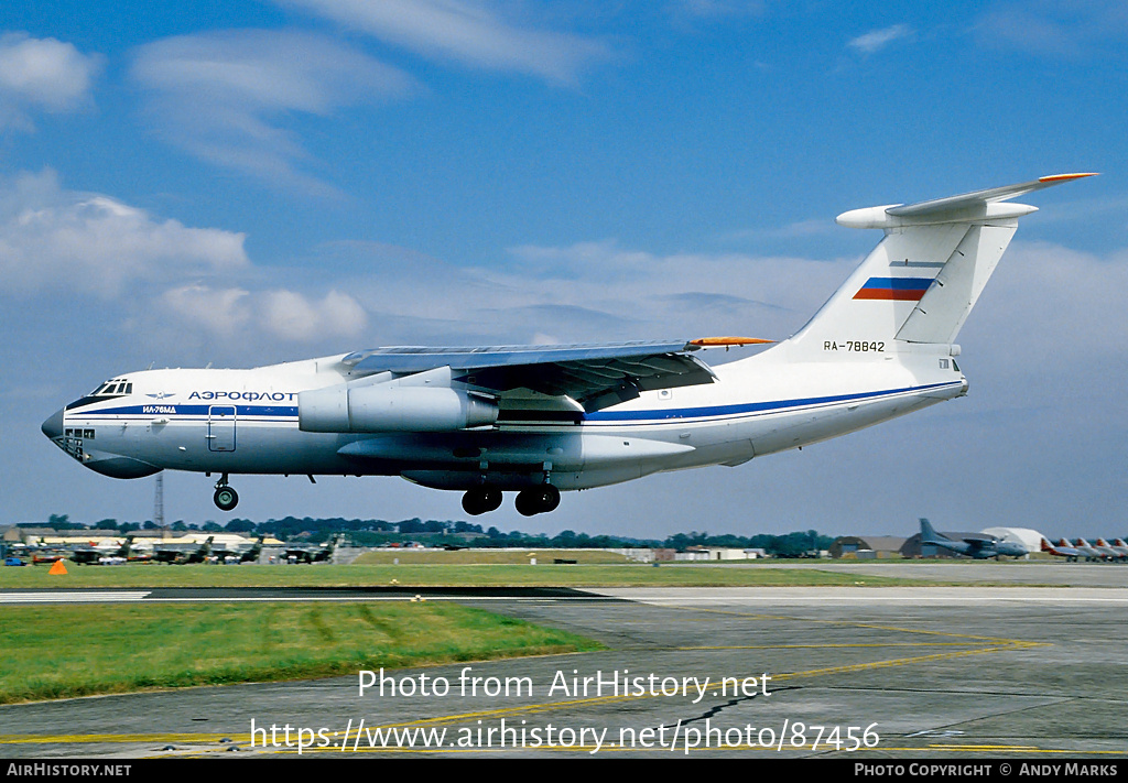 Aircraft Photo of RA-78842 | Ilyushin Il-76MD | Aeroflot | AirHistory.net #87456