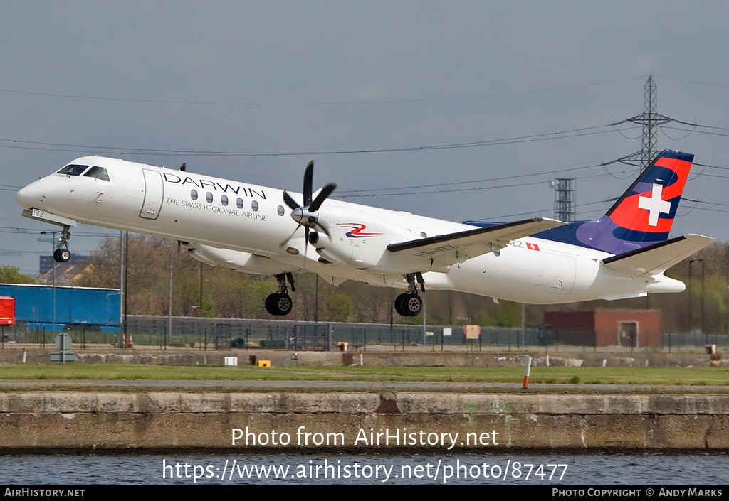 Aircraft Photo of HB-IZZ | Saab 2000 | Darwin Airline | AirHistory.net #87477