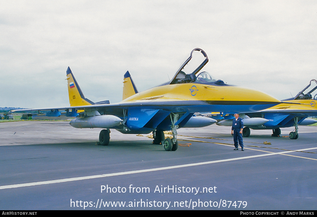 Aircraft Photo of 925 black | Mikoyan-Gurevich MiG-29S (9-13S) | Russia - Air Force | AirHistory.net #87479