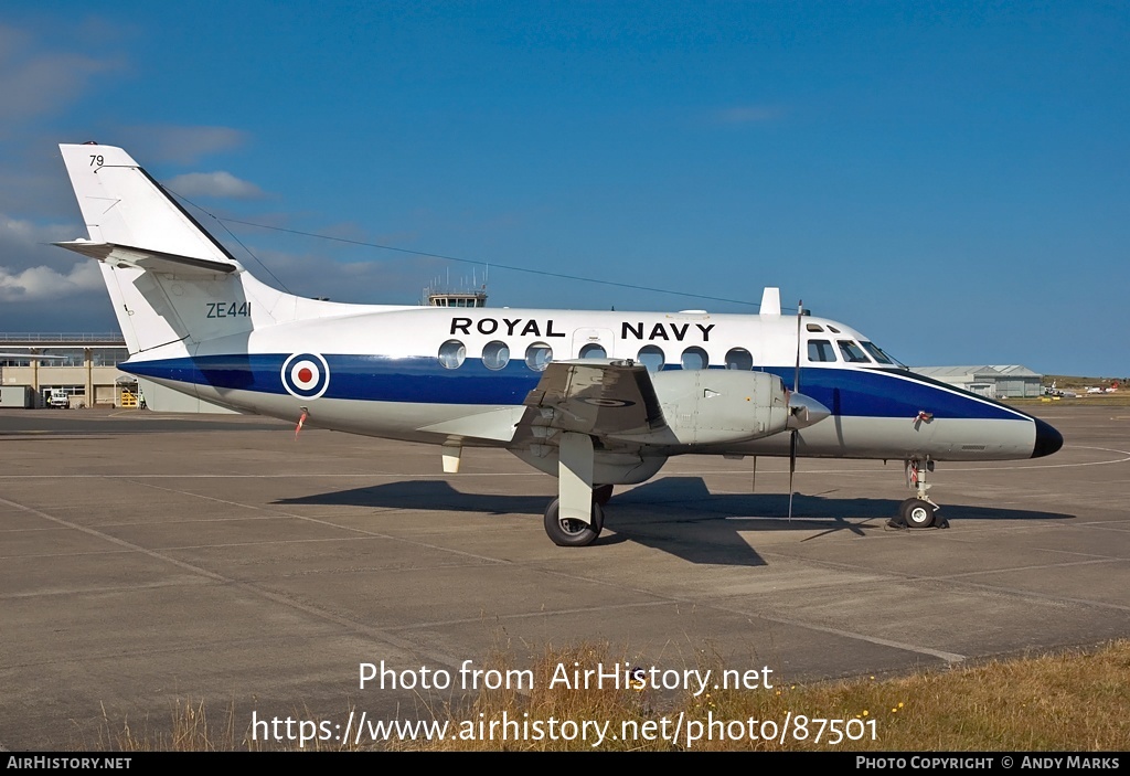 Aircraft Photo of ZE441 | British Aerospace BAe-3100 Jetstream T3 | UK - Navy | AirHistory.net #87501