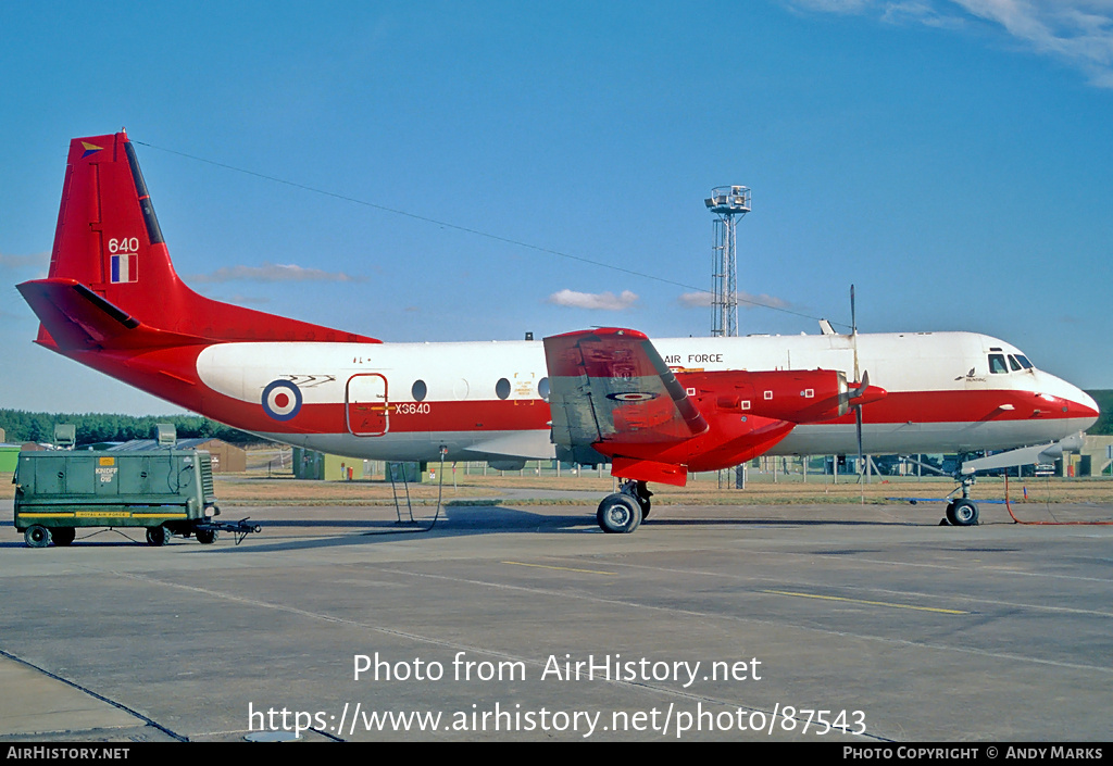 Aircraft Photo of XS640 | Hawker Siddeley HS-780 Andover E3 | UK - Air Force | AirHistory.net #87543