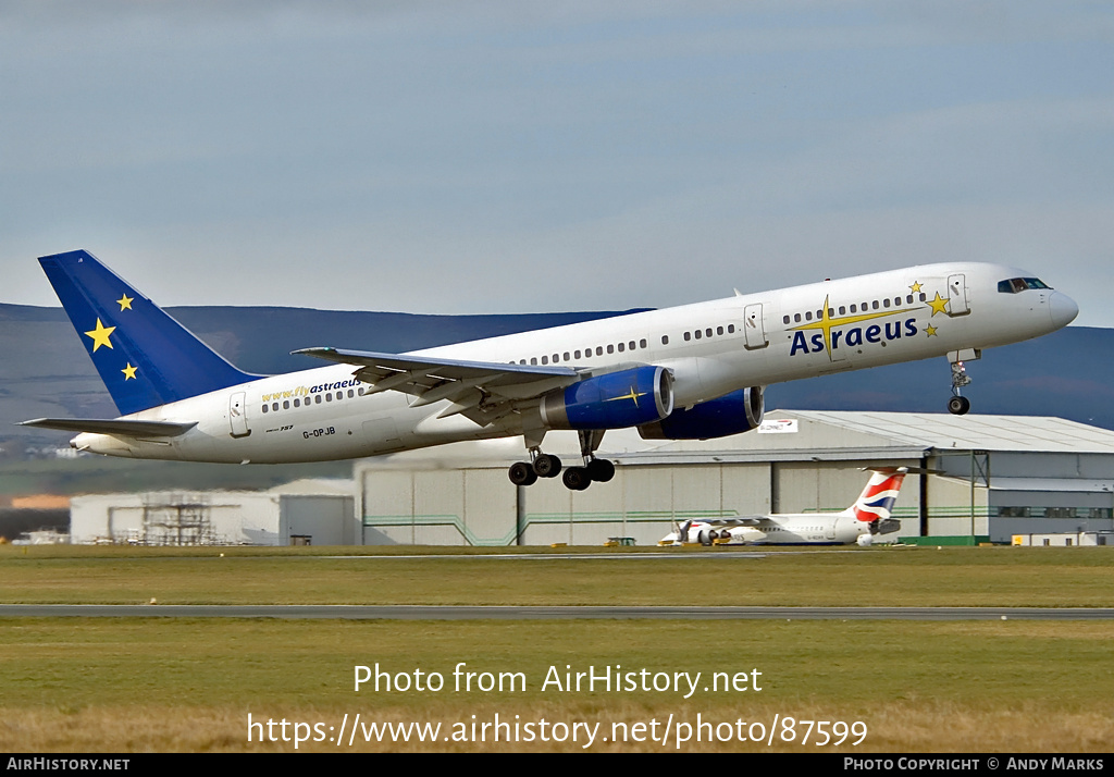 Aircraft Photo of G-OPJB | Boeing 757-23A | Astraeus Airlines | AirHistory.net #87599