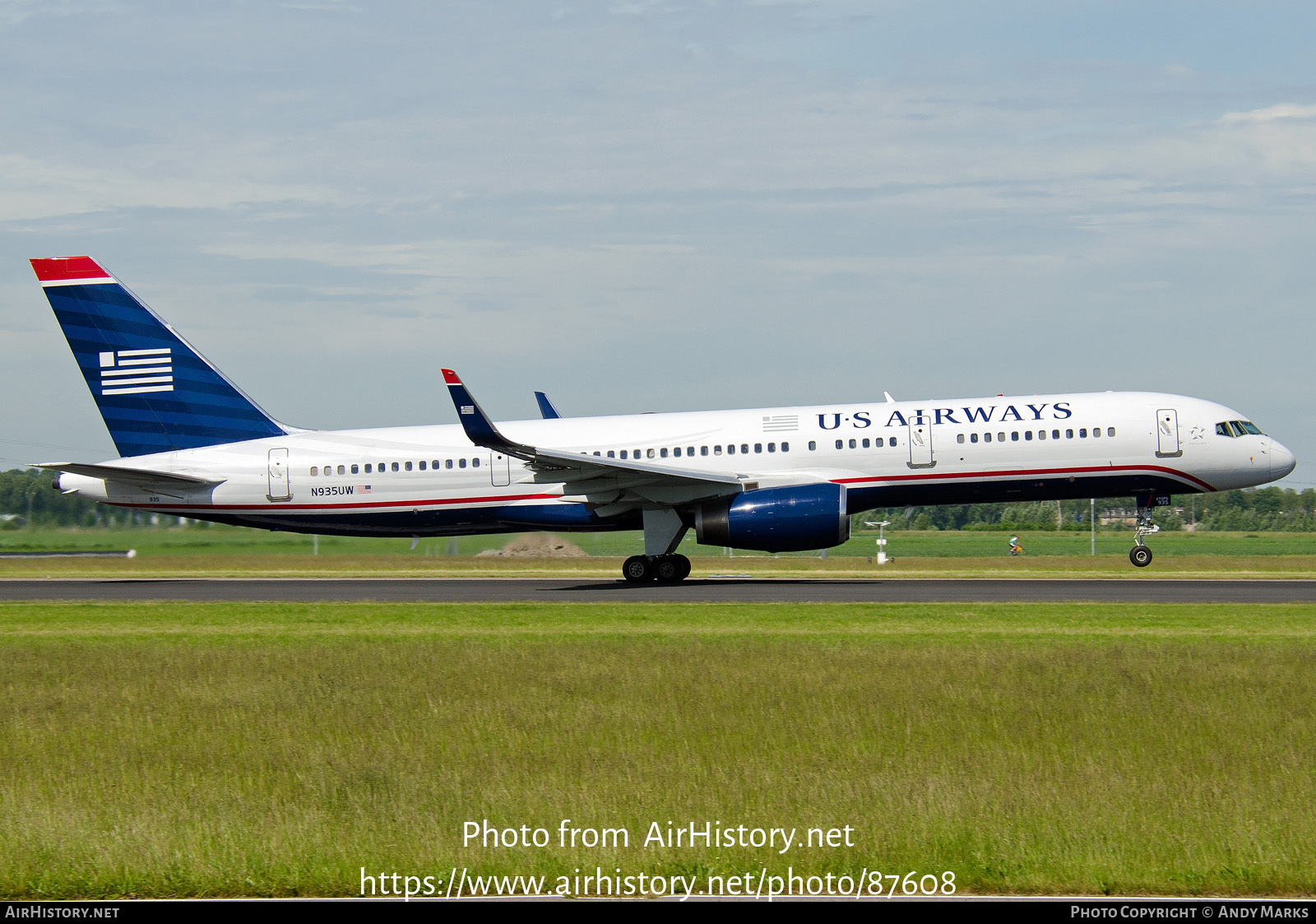 Aircraft Photo of N935UW | Boeing 757-2B7 | US Airways | AirHistory.net #87608