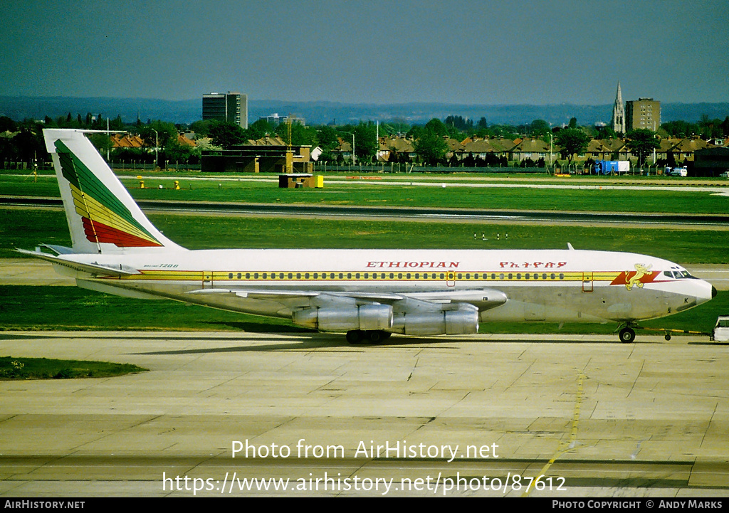 Aircraft Photo of ET-AFK | Boeing 720-024B | Ethiopian Airlines | AirHistory.net #87612