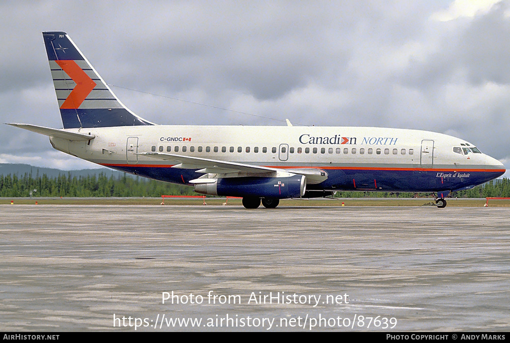 Aircraft Photo of C-GNDC | Boeing 737-242/Adv | Canadian North | AirHistory.net #87639