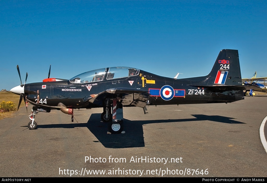 Aircraft Photo of ZF244 | Short S-312 Tucano T1 | UK - Air Force | AirHistory.net #87646