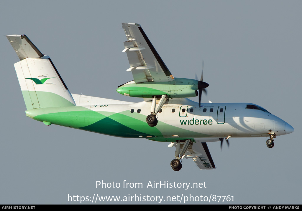 Aircraft Photo of LN-WIG | De Havilland Canada DHC-8-103 Dash 8 | Widerøe | AirHistory.net #87761