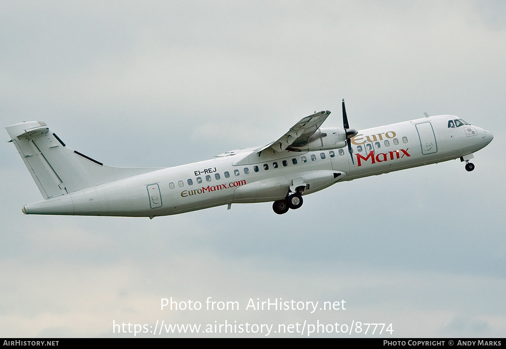 Aircraft Photo of EI-REJ | ATR ATR-72-201 | EuroManx | AirHistory.net #87774