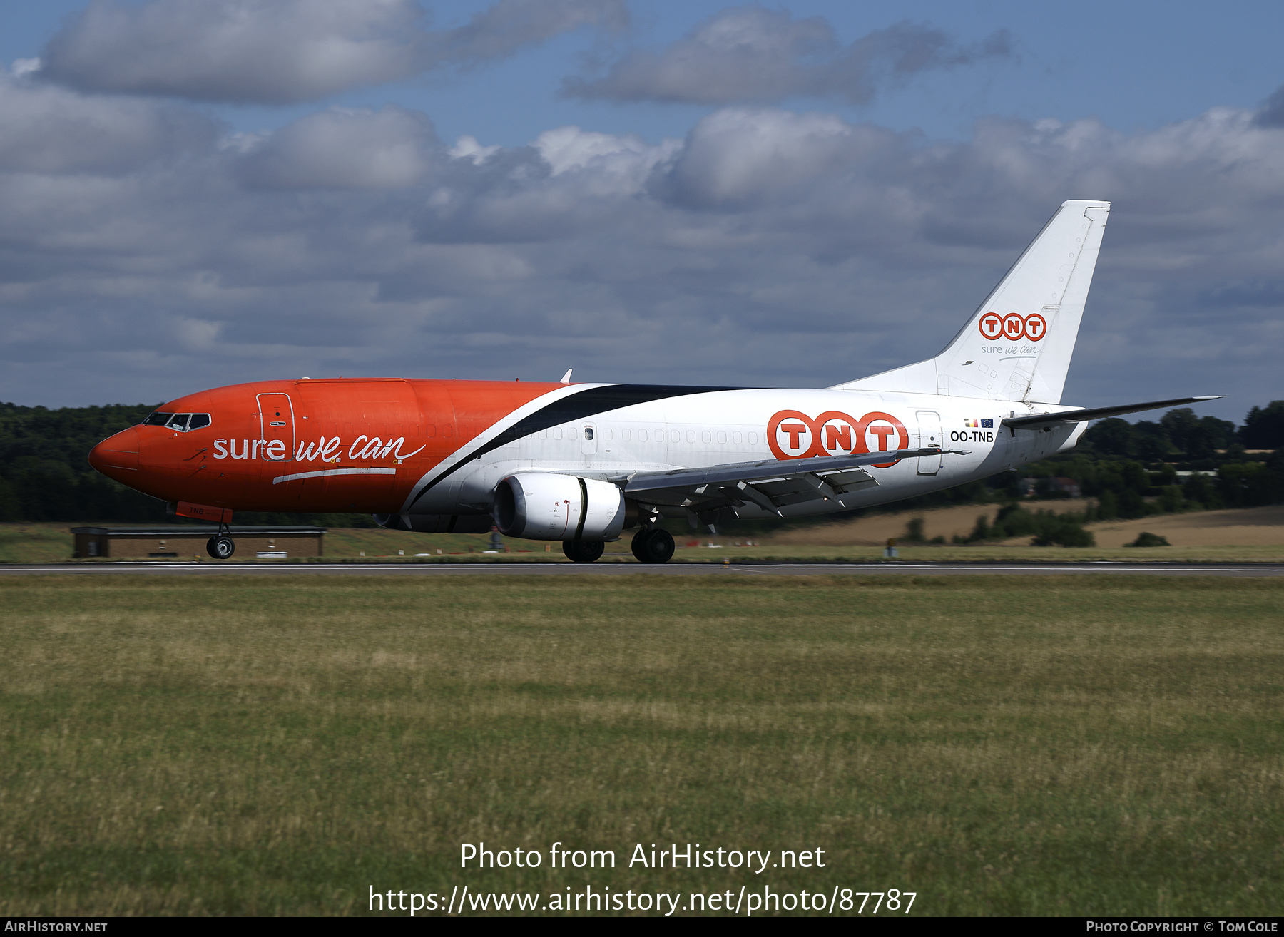 Aircraft Photo of OO-TNB | Boeing 737-3T0(SF) | TNT Airways | AirHistory.net #87787