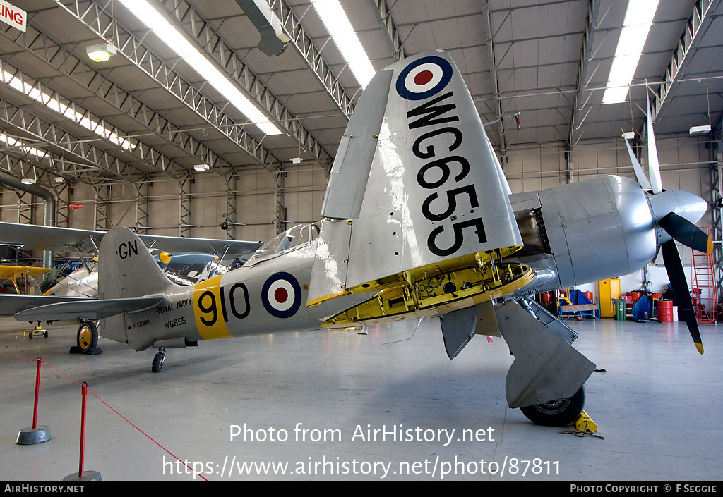 Aircraft Photo of N20MD / NX20MD / WG655 | Hawker Sea Fury T20 | UK - Navy | AirHistory.net #87811