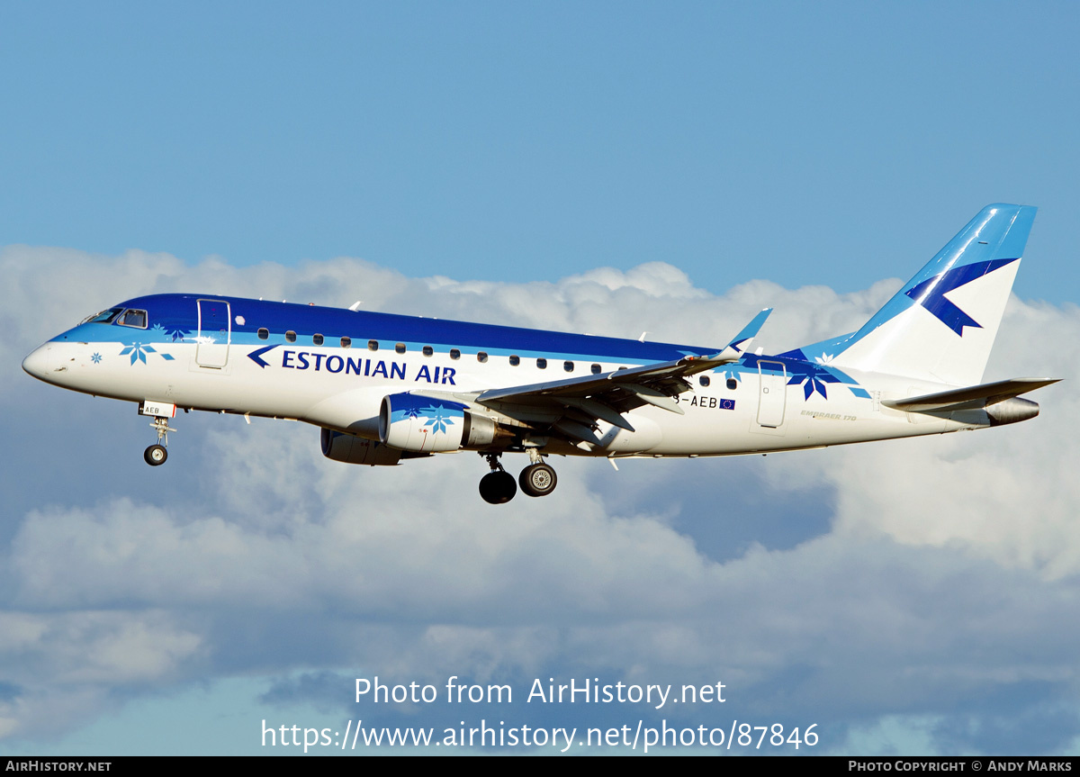 Aircraft Photo of ES-AEB | Embraer 170STD (ERJ-170-100STD) | Estonian Air | AirHistory.net #87846