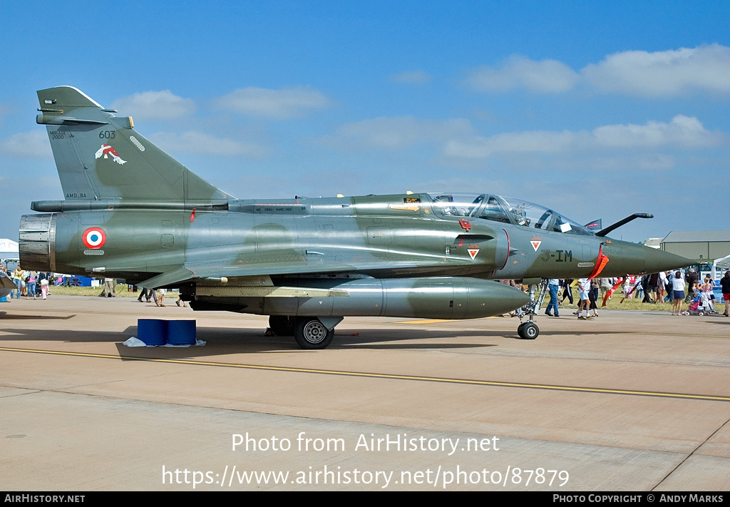 Aircraft Photo of 603 | Dassault Mirage 2000D | France - Air Force | AirHistory.net #87879