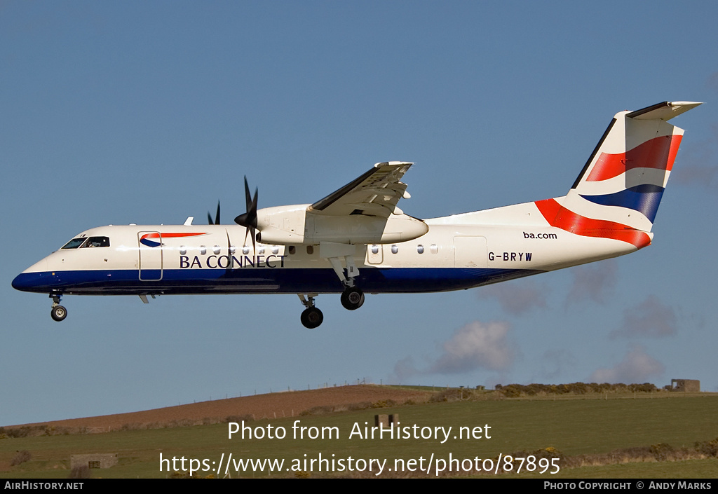 Aircraft Photo of G-BRYW | Bombardier DHC-8-311Q Dash 8 | BA Connect | AirHistory.net #87895