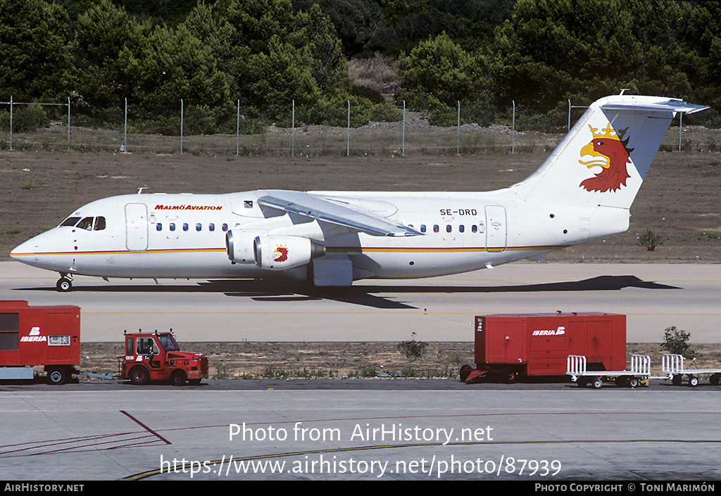 Aircraft Photo of SE-DRD | British Aerospace BAe-146-200 | Malmö Aviation | AirHistory.net #87939