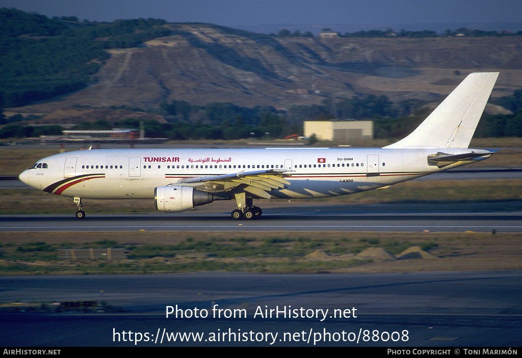 Aircraft Photo of SU-BMM | Airbus A300B4-203 | Tunisair | AirHistory.net #88008