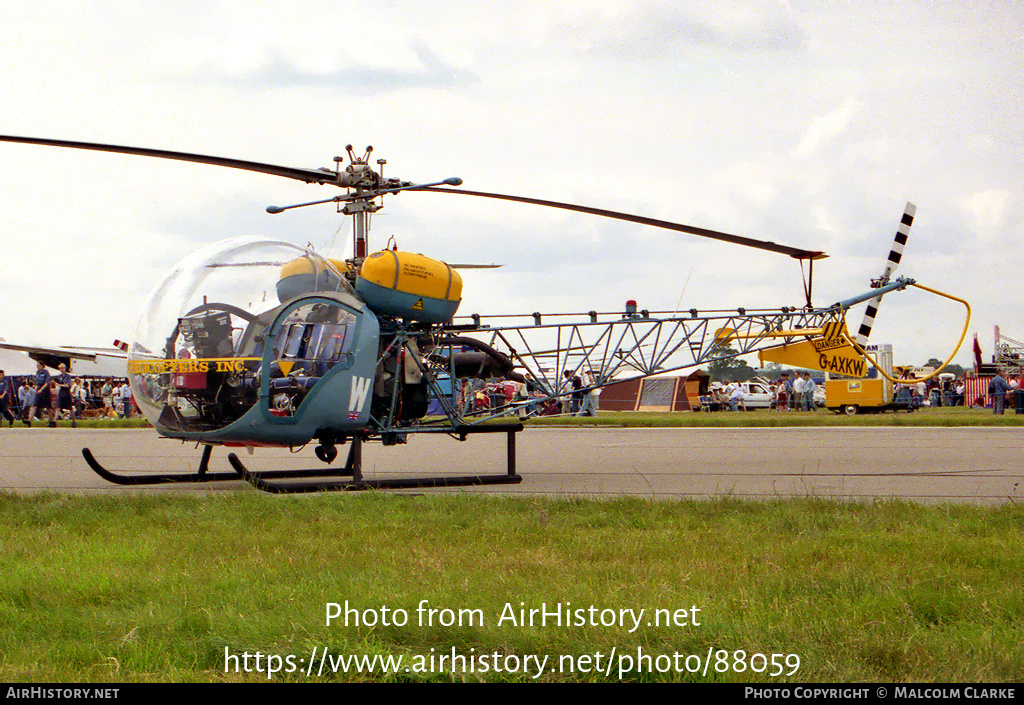 Aircraft Photo of G-AXKW | Westland-Bell 47G-4A | AirHistory.net #88059