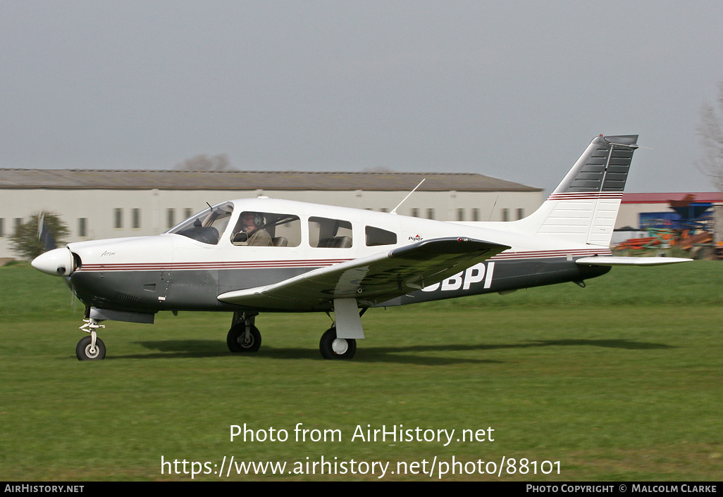 Aircraft Photo of G-CBPI | Piper PA-28R-201 Arrow | AirHistory.net #88101