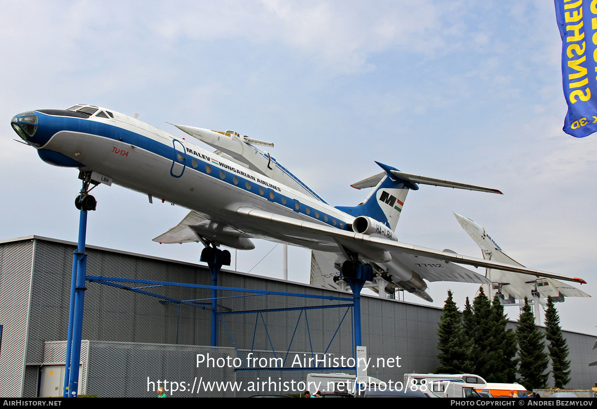 Aircraft Photo of HA-LBH | Tupolev Tu-134K | Malév - Hungarian Airlines | AirHistory.net #88117