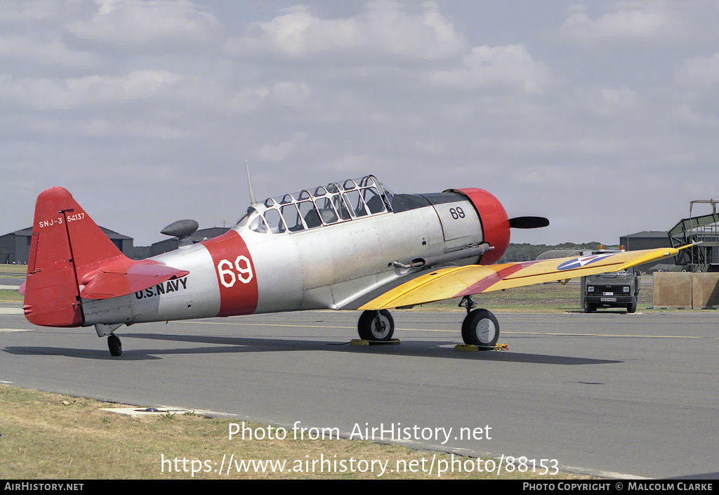 Aircraft Photo of G-CTKL / 54137 | North American AT-16 Harvard IIB | USA - Navy | AirHistory.net #88153