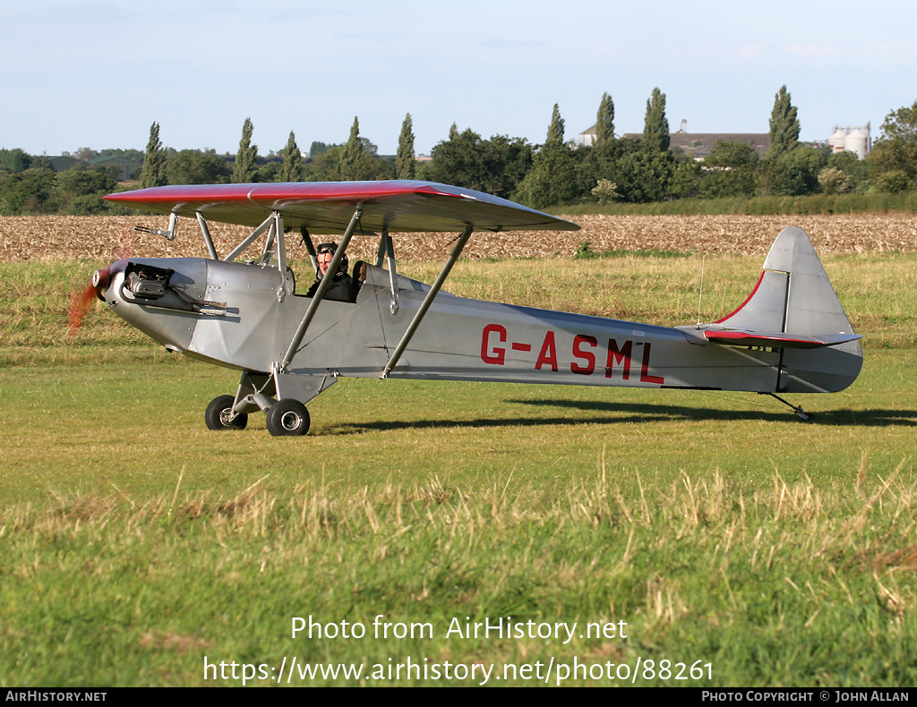 Aircraft Photo of G-ASML | Luton LA4A Minor | AirHistory.net #88261