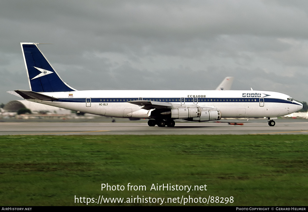 Aircraft Photo of HC-BLY | Boeing 707-373C | SAETA | AirHistory.net #88298