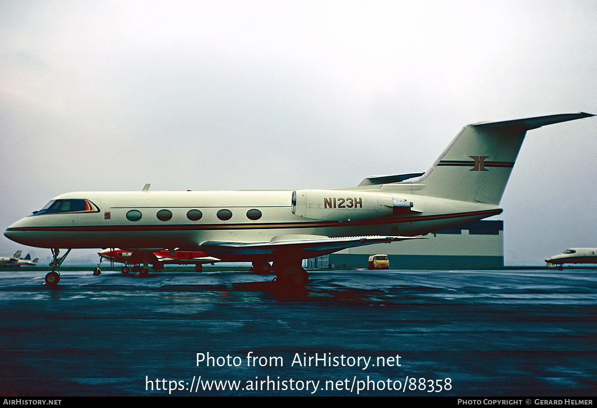 Aircraft Photo of N123H | Grumman G-1159 Gulfstream II | AirHistory.net #88358