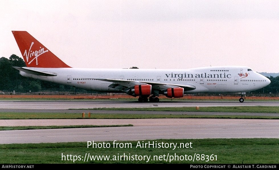 Aircraft Photo of G-VCAT | Boeing 747-267B | Virgin Atlantic Airways | AirHistory.net #88361