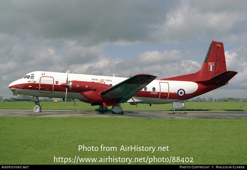 Aircraft Photo of XS605 | Hawker Siddeley HS-780 Andover E3 | UK - Air Force | AirHistory.net #88402