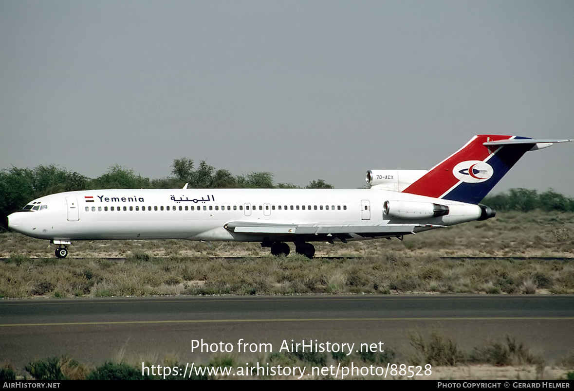 Aircraft Photo of 7O-ACX | Boeing 727-2N8/Adv | Yemenia - Yemen Airways | AirHistory.net #88528