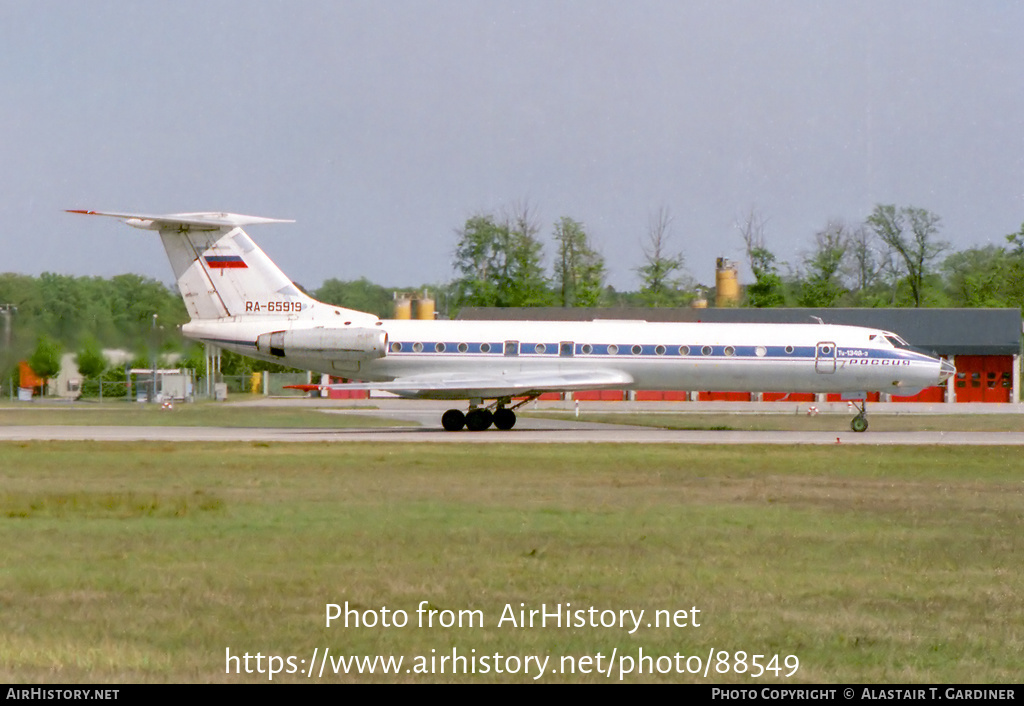 Aircraft Photo of RA-65919 | Tupolev Tu-134A-3 | Rossiya - Special Flight Detachment | AirHistory.net #88549