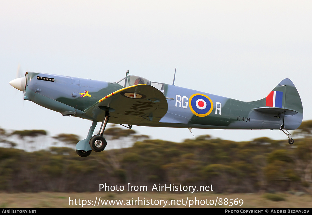 Aircraft Photo of 19-4104 | Supermarine Aircraft Spitfire Mk26 | UK - Air Force | AirHistory.net #88569