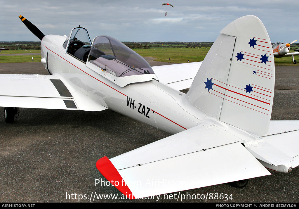 Aircraft Photo of VH-ZAZ | De Havilland DHC-1 Chipmunk Mk22 | AirHistory.net #88634