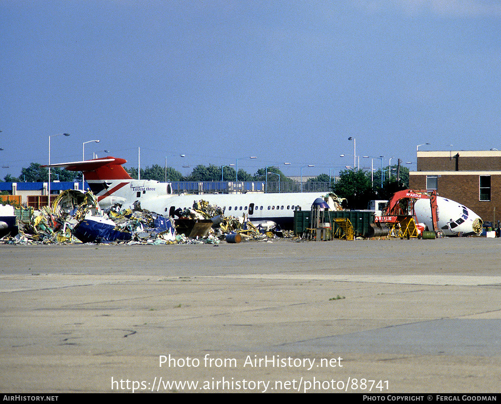 Aircraft Photo of G-AWZW | Hawker Siddeley HS-121 Trident 3B | British Airways | AirHistory.net #88741