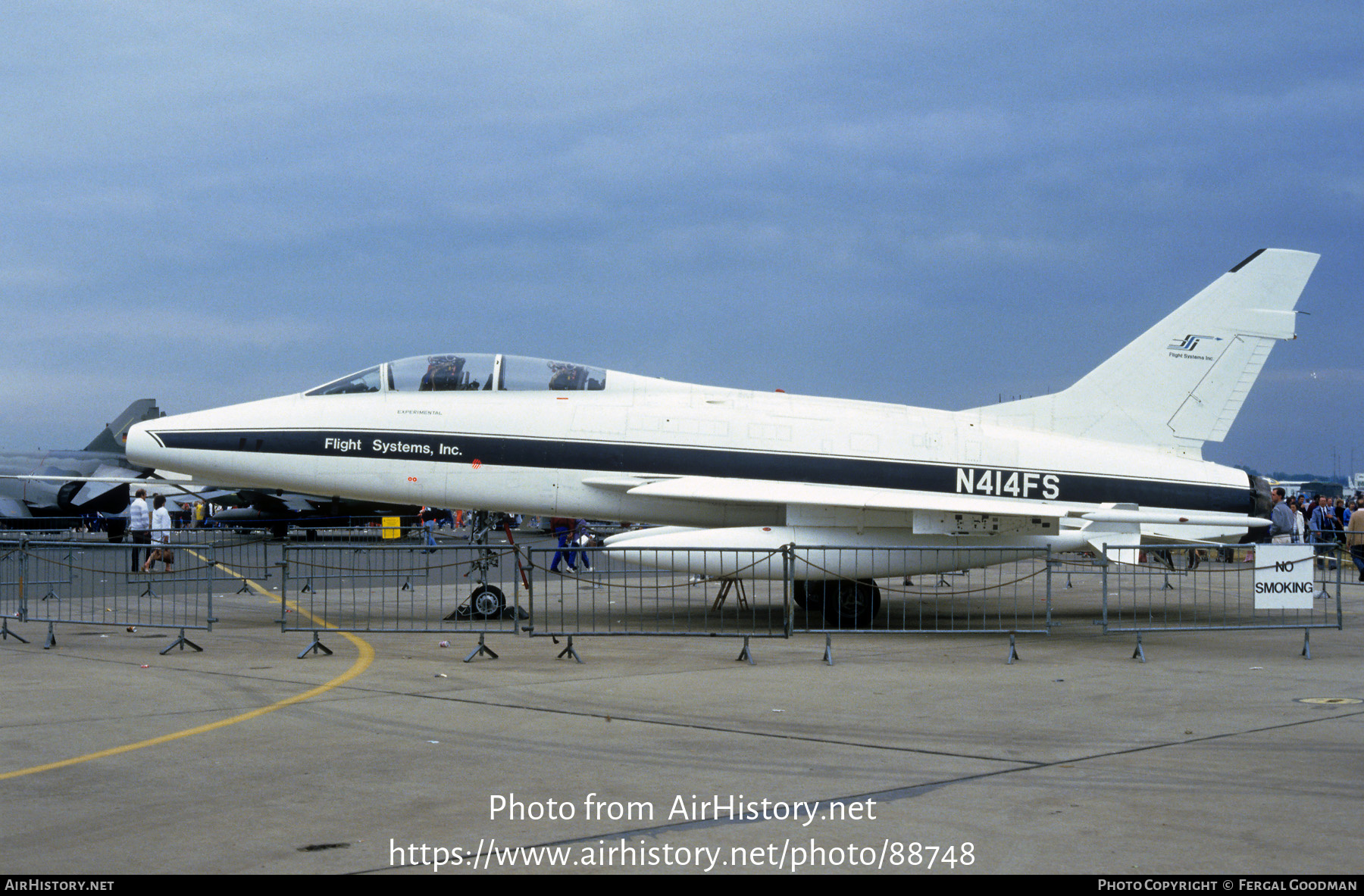 Aircraft Photo of N414FS | North American F-100F Super Sabre | Flight Systems Inc. | AirHistory.net #88748