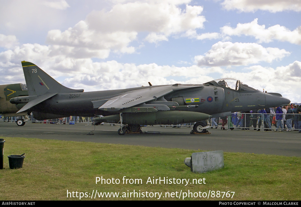 Aircraft Photo of ZG507 | British Aerospace Harrier GR7 | UK - Air Force | AirHistory.net #88767