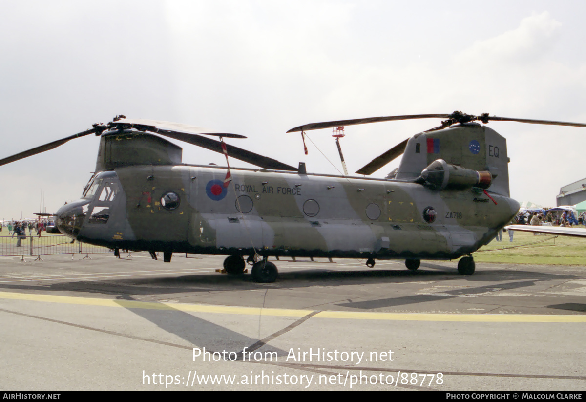 Aircraft Photo of ZA718 | Boeing Vertol Chinook HC2 | UK - Air Force | AirHistory.net #88778