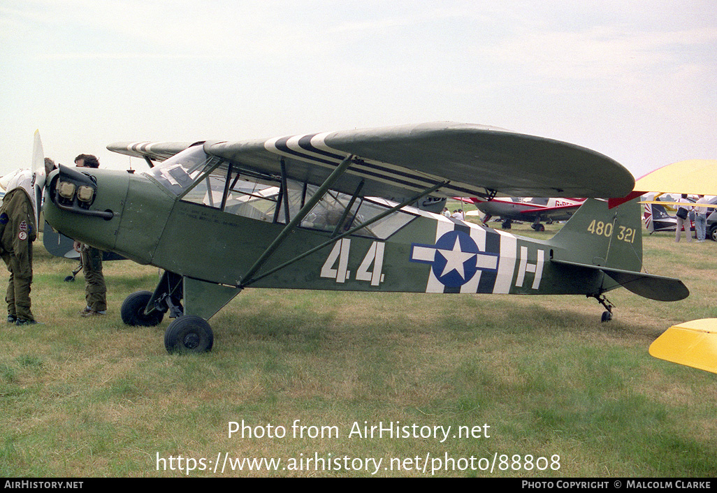 Aircraft Photo of G-FRAN / 480321 | Piper J-3C-65 Cub | USA - Air Force | AirHistory.net #88808