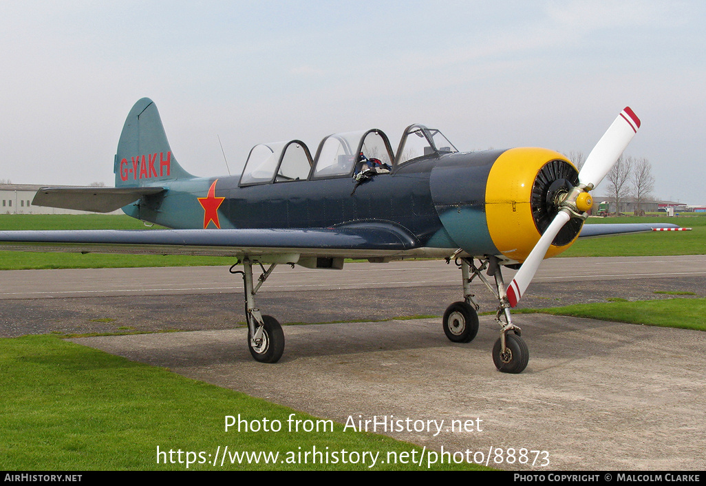 Aircraft Photo of G-YAKH | Yakovlev Yak-52 | AirHistory.net #88873