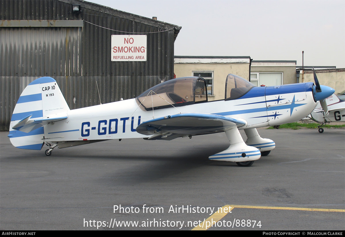 Aircraft Photo of G-GDTU | Mudry CAP-10B | AirHistory.net #88874