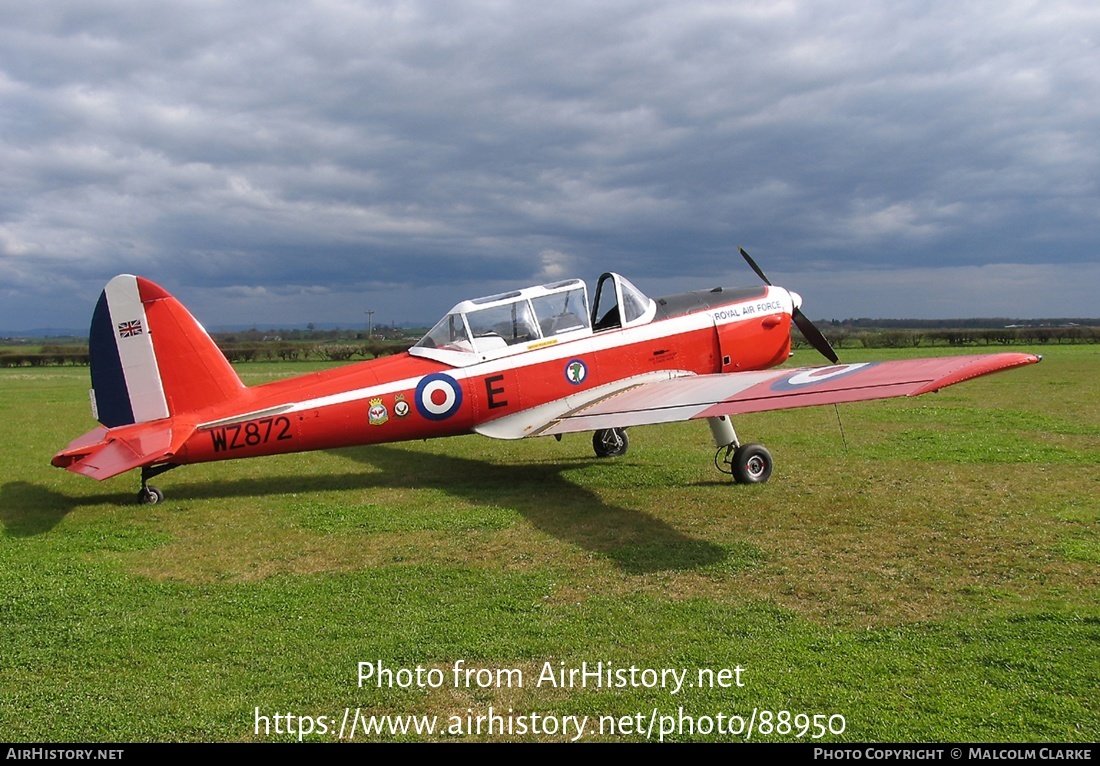 Aircraft Photo of G-BZGB / WZ872 | De Havilland DHC-1 Chipmunk Mk22 | UK - Air Force | AirHistory.net #88950