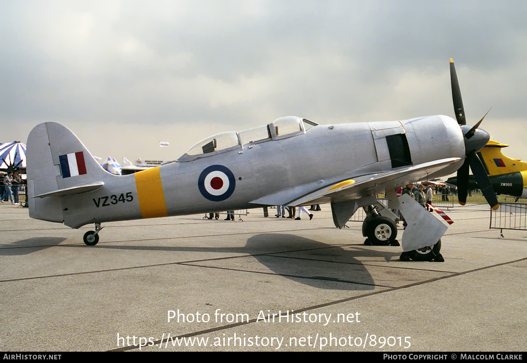 Aircraft Photo of VZ345 | Hawker Sea Fury T20S | UK - Air Force | AirHistory.net #89015