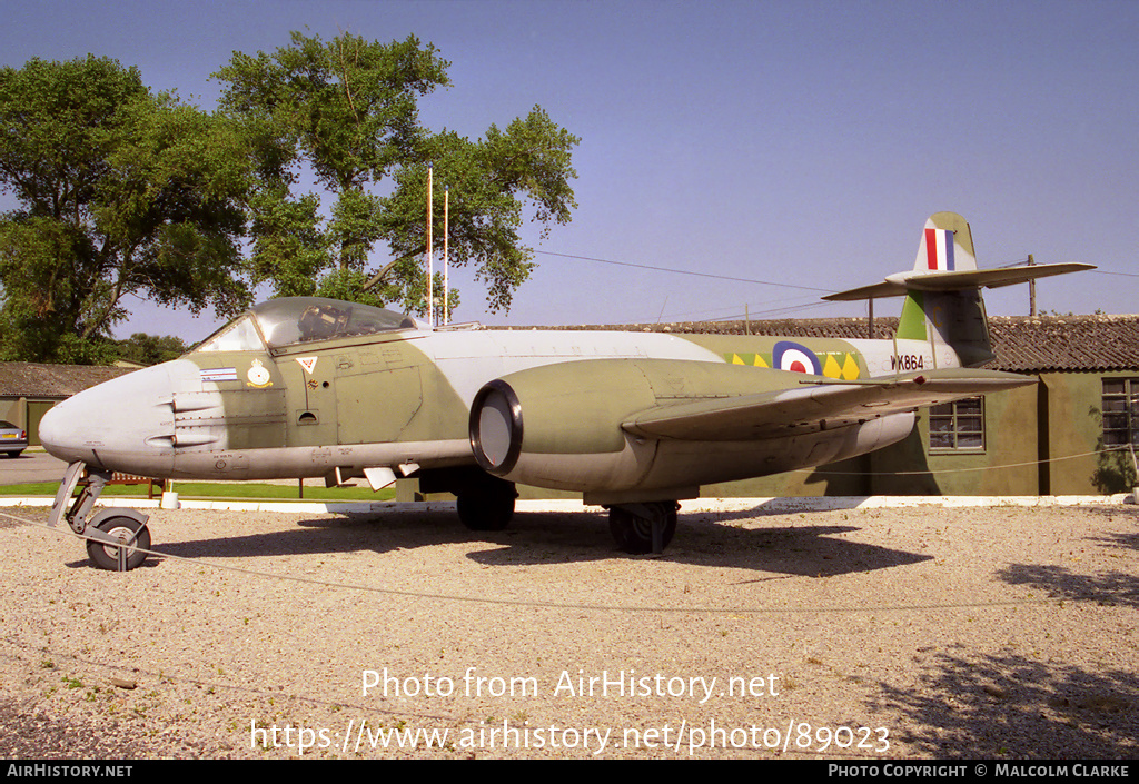 Aircraft Photo of WK864 | Gloster Meteor F8 | UK - Air Force | AirHistory.net #89023