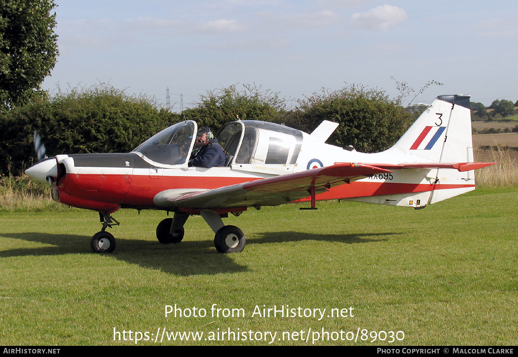 Aircraft Photo of G-CBBT / XX695 | Scottish Aviation Bulldog T1 | UK - Air Force | AirHistory.net #89030