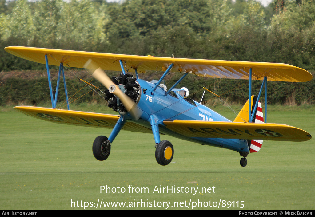 Aircraft Photo of N1731B | Boeing PT-13D Kaydet (E75) | USA - Army | AirHistory.net #89115