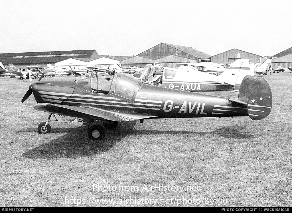 Aircraft Photo of G-AVIL | Alon A-2 Aircoupe | AirHistory.net #89199