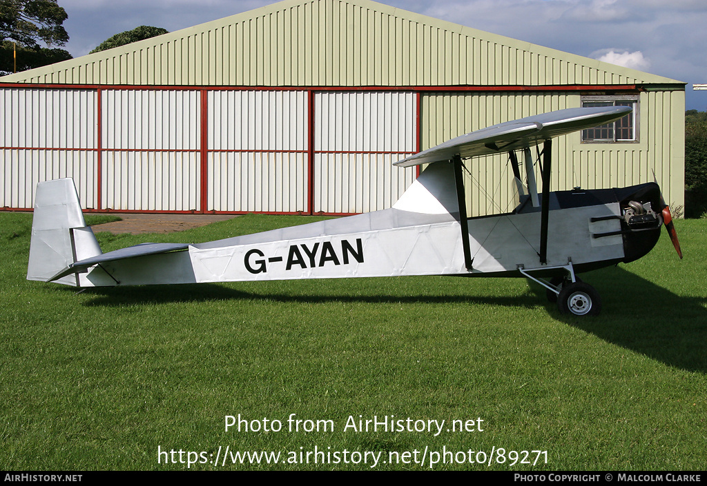 Aircraft Photo of G-AYAN | Cadet III Motor Glider | AirHistory.net #89271