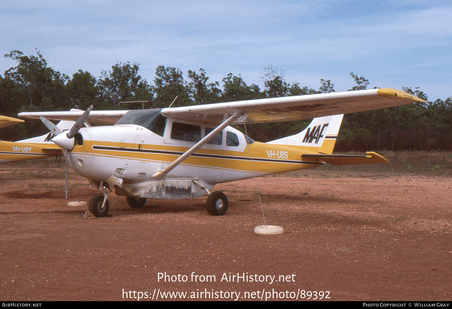 Aircraft Photo of VH-UBS | Cessna U206F Stationair | Missionary Aviation Fellowship - MAF | AirHistory.net #89392