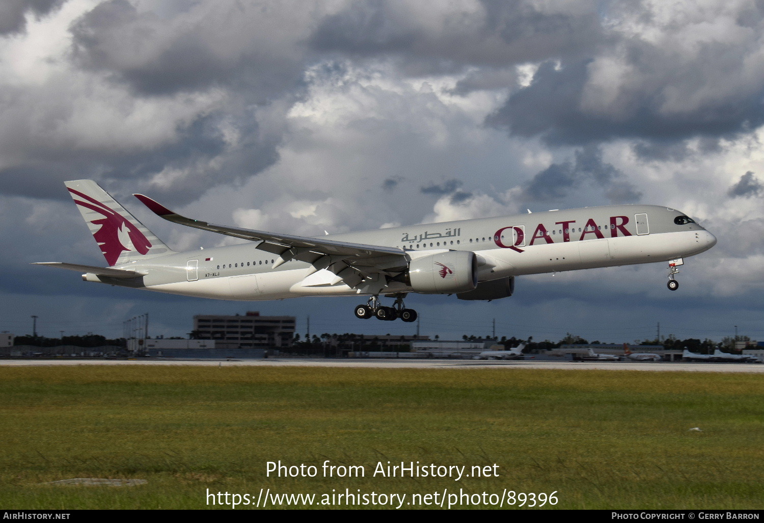 Aircraft Photo of A7-ALJ | Airbus A350-941 | Qatar Airways | AirHistory.net #89396